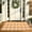 Orange, variant on Washable Front Door Rug Spring Summer Plaid Entryway Doormat Non Slip Porch Carpet Front Porch Welcome Mat Hand Woven Floor Rug Home Decor Entry Mat(Green)