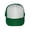 Green, variant on 2 Tone Foam Trucker Hat Cap White/Black
