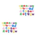 thumbnail image 1 of bedienty 1 Set Printing Stamper Colorful Supple Early Learning Kids' Sponge Set Cartoon Drawing Gifts for School Kindergarten Family Random Pattern 2Set, 1 of 6