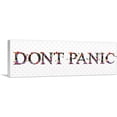 thumbnail image 1 of ARTCANVAS DONT PANIC Girls Room Decor Canvas Art Print - Size: 36" x 12" (1.50" Deep), 1 of 9