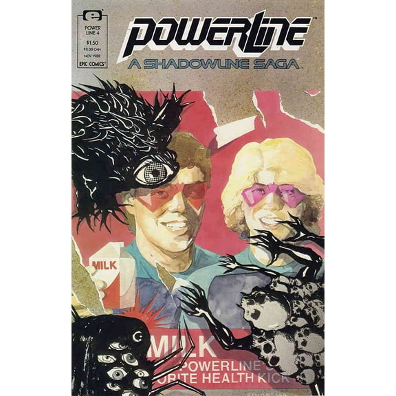 Power Line #4 VF ; Epic Comic Book