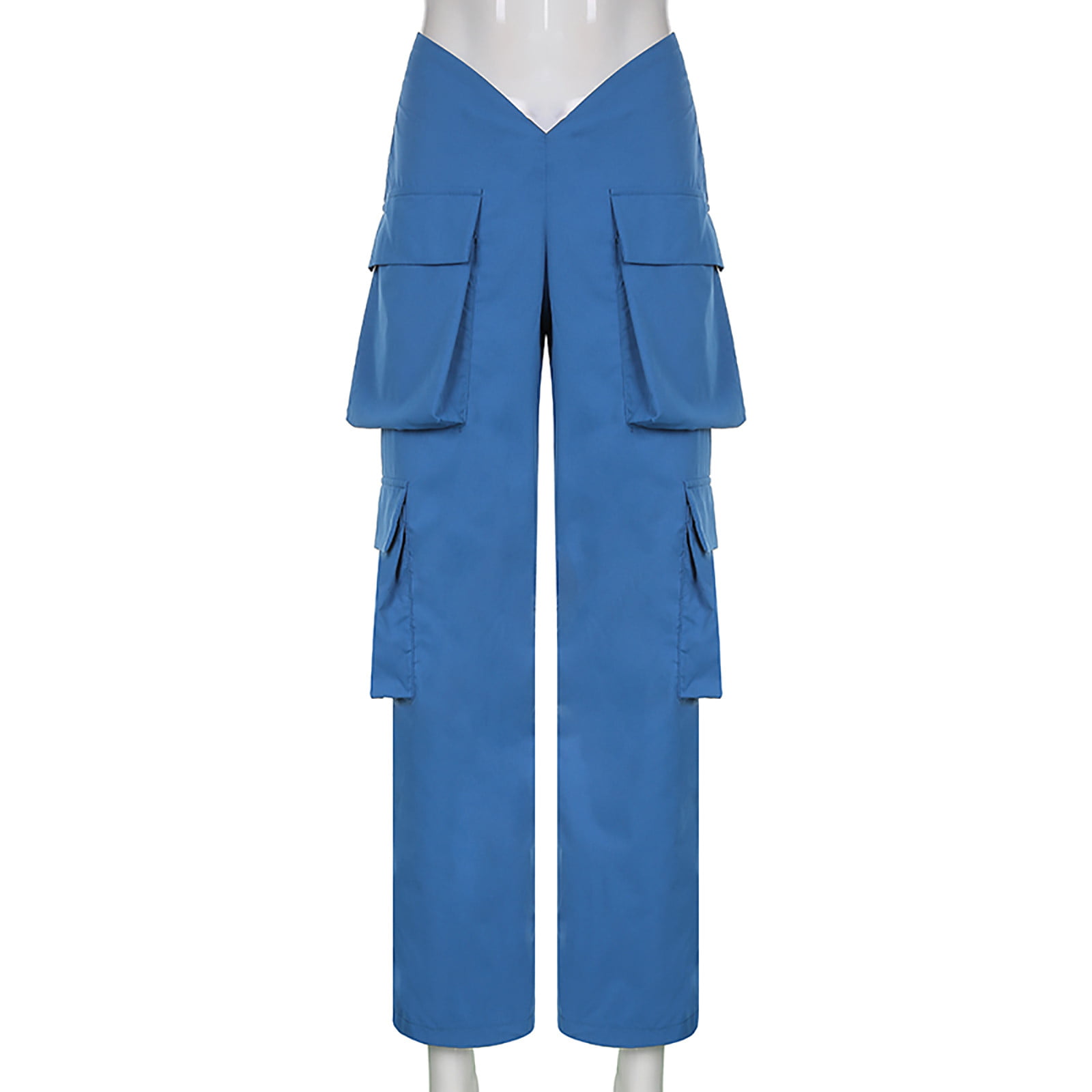 High Waist Blue Cargo Pants – Aylee's  Fashion pants, Pants women fashion,  Streetwear women