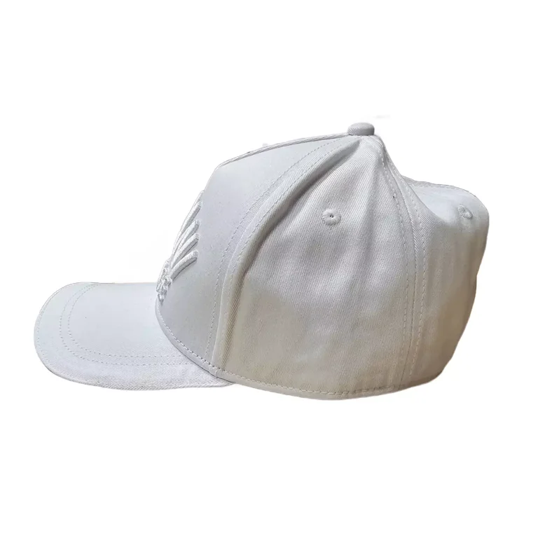 Armani Exchange White 954047 With Black Trim Arched Logo Snapback