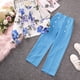 thumbnail image 2 of Gibobby Conjunto de Bebé A Niño Trajes para niña pequeña, conjunto de 2 piezas de tops y pantalones florales de manga larga, conjunto de joggers para niñas(Azul, 10-12 Años), 2 of 3