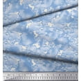 thumbnail image 3 of Soimoi Poly Georgette Fabric Cloud Nature Fabric Prints By Yard 42 Inch Wide, 3 of 5