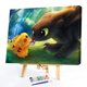 thumbnail image 1 of Cuadros Decorativos Pikachu y pintura al óleo sin dientes por números Kit sin marco decoración de imagen de dibujo, 1 of 9