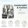 thumbnail image 3 of Balery Vintage Cactus Pickup Mens Swim Trunks Swim Shorts for Men Quick Dry Inseam Beach Shorts with Compression Liner Pocket-XX-Large, 3 of 9