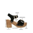 thumbnail image 2 of Lhasa Real Suede Leather Clog Sandals, 2 of 10