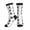 3 Black, variant on Men's Field Hockey Novelty Athletic Socks Women's Digital Printing Funky Patterned Crew Socks