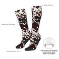 thumbnail image 6 of Haiem Cow Skin Socks, Funny Novelty Crazy Design Cotton Socks Sports Socks Knee High Socks For Men, Women,1Pairs - Gift For Working Friends, 6 of 8