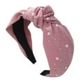 thumbnail image 2 of Bandeau Rose pour Femmes Bandeau en Tissu Bandeau Accessoires, 2 of 2