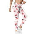 thumbnail image 4 of hotojiny Women's Valentines Day Leggings Spring Fashion Outfits Gifts Soft High Waisted Workout Yoga Pants, 4 of 5