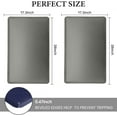 thumbnail image 3 of Bxaolu 1/2 Inch Thick Kitchen Mats for Floor, Kitchen Rug for Standing Desk, Non-Slip, Thicker, Stain Resistant, Comfort Anti Fatigue Floor Mat for Home, Kitchen, Office - Gray, 3 of 7