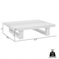 thumbnail image 4 of Vivid Outdoor Patio Coffee Table in Light Eucalyptus Wood, 4 of 11