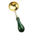 thumbnail image 2 of jifeng Cuillère de Scellement en Acier Inoxydable pour Enveloppe de Cachet Artisanat Vert, 2 of 8