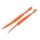 thumbnail image 2 of 18 Piezas FáCil Pelador de CíTricos Naranja En la Herramienta de Cocina de Color Naranja Brillante, 2 of 8