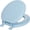 Light Blue, variant on Clauss Soft Toilet Seat 13EC047 - Easy to Clean, Padded Wood Core - Round, Black — Residential Use, Standard Application