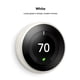 image 0 of Google Nest Learning Thermostat - 3rd Generation - White