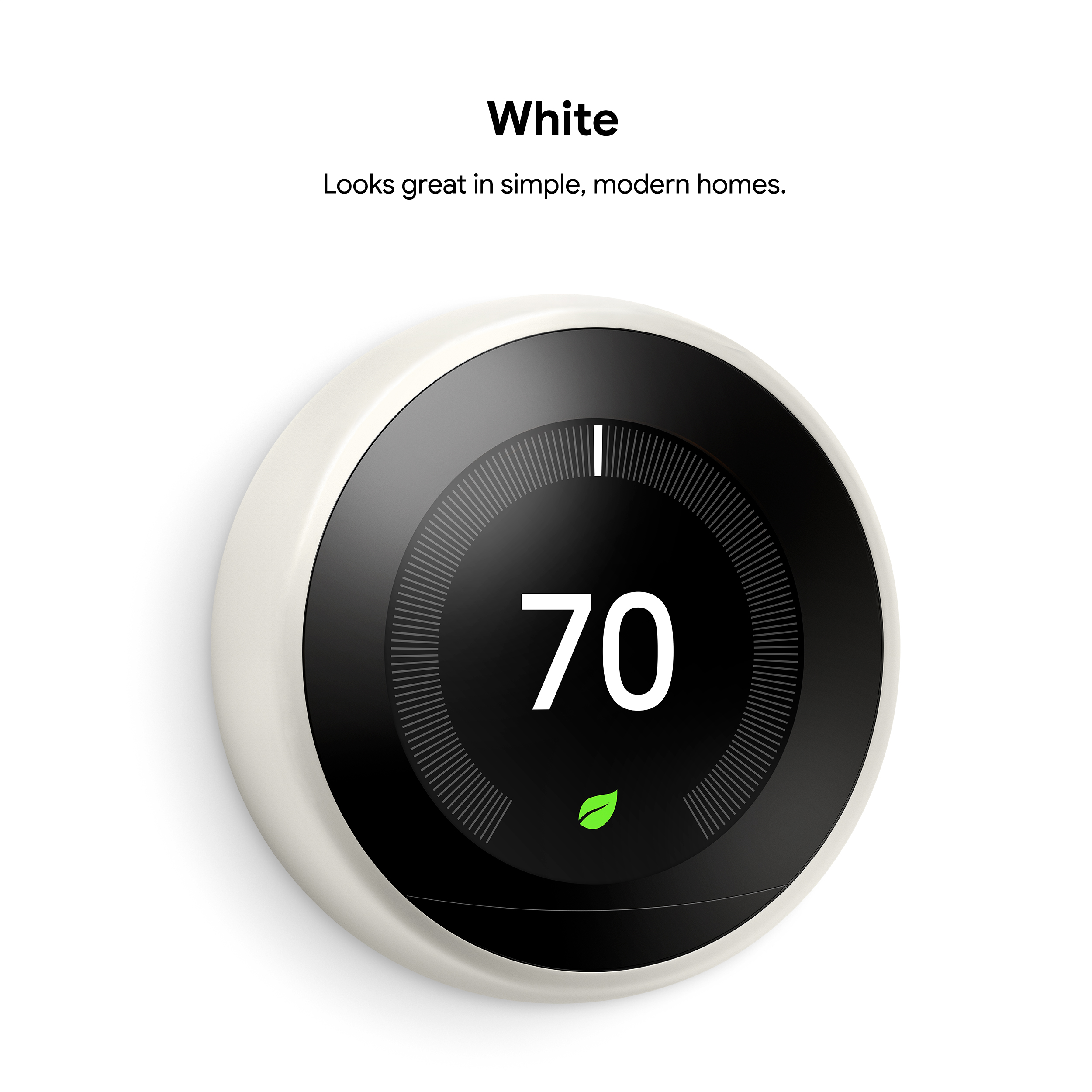 Nest Learning Thermostat - 3rd Generation - White - image 4 of 13