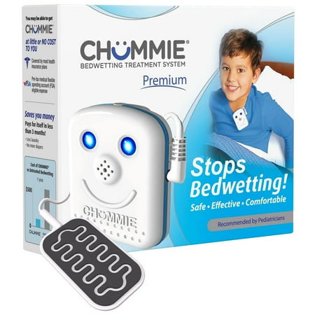 UPC: 0854950002023 | Chummie Premium Bedwetting Alarm for Deep Sleepers – Award Winning Clinically Proven System with Loud Sounds Bright Lights and Strong Vibrations Blue (TC300B)