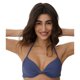 thumbnail image 1 of Debenhams - Top de Bikini Torcido para Mujer (Azul), 1 of 2