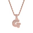 thumbnail image 2 of Collar Chapado en 18 , con Colgantes de D G, Adornos de Joyas Oro rosa, 2 of 6