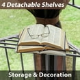 thumbnail image 5 of AVAWING 10 x 10FT Outdoor Gazebo, Patio Double Waterproof Soft-Top Canopy, Chocolate, 5 of 10