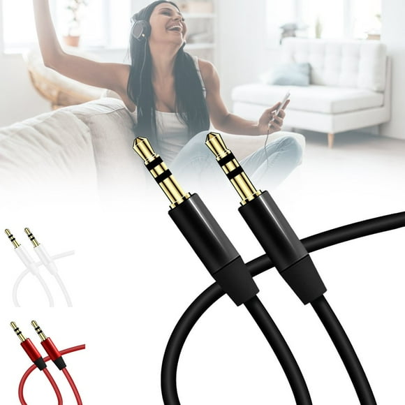 Audio Cable Anti-interference Stable Transmission Soft 3.5mm Male to Male Headphone Audio Wire for Home