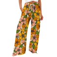 thumbnail image 2 of Stephy Women's New Thin Elastic Loose Large Size Korean Version of Everything Long Trousers Casual Trousers Haren, Black, L, 2 of 5
