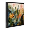 thumbnail image 2 of Stupell Industries Eclectic Tropical Botanical Embrace Black Floating Frame Canvas Art, 18 x 18, by Lazar Studio, 2 of 8