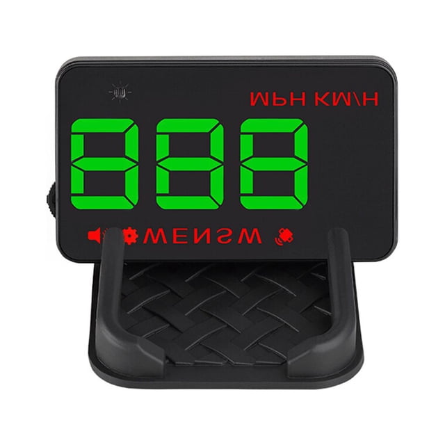 Wweixi Speedometer 3.5 Odometer Mileage HUD Display Digital KMH Altitude Display Projector 3.5'' No.02