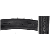 Sunlite Bicycle K35 Road Tire 27x1-1/4" Black Wire Clincher 630-ISO 27" Bike