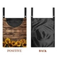 thumbnail image 7 of ZIATUBLE Sunflower Storage Bag Clothespin Wooden Laundry Clothes Pin Holder with Two Snap Buttons Hanging Pantry Organizer for Storage Bags Dirty Resistant Hanging Clothespin Pouch, 7 of 7