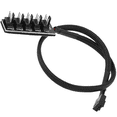 thumbnail image 2 of 4 Pin PWM Fan Hub, 4 Pin Connector for CPU Fan PC Fan Hub, Computer CPU/Case Fan Power Multi Splitter Connector Cable Adapter for, 2 of 5