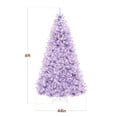 thumbnail image 3 of Best Choice Products 6ft Pre-Lit Lavender Christmas Tree, Artificial Holiday Decoration w/ 250 Lights, 3 of 10