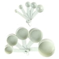 thumbnail image 2 of Juego de tazas de cucharas medidoras de 10 piezas, herramientas de cocina para hornear para té, Verde claro kusrkot Cuchara medidora, 2 of 8