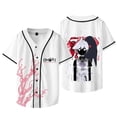thumbnail image 1 of Omori Veste de Baseball de Marchandise Spatiale Rouge Été Femmes Hommes Mode Décontractée Harajuku T-Shirts à Manches Courtes,style 5,L, 1 of 5