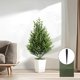 thumbnail image 4 of Árboles Topiarios Artificiales de Cedro para Exteriores con Estaca, Plantas Artificiales Que Se Pueden Integrar En Cualquier Lugar, Arbustos para La Habitación y El Porche., 4 of 7