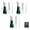 Green, variant on Eagle Beak Nail Clippers – 3‑Piece Set, Wide Jaw Opening Anti‑Splash Slanted Clipper for Thick Nails, Seniors, Pedicure Kit