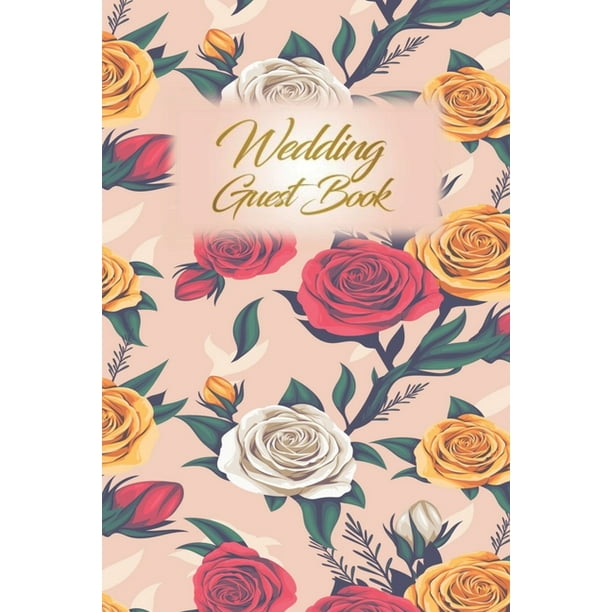 Wedding Guest Book Wedding Guest Inpirational Message Advice Book for