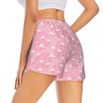 thumbnail image 4 of Picia Flamingos and Flowers Pattern Women's 2 in 1 Athletic Running Shorts High Waisted Workout Casual Gym Sweat Shorts with Comfy Liner Zipper Pockets-XX-Large, 4 of 9
