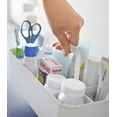 thumbnail image 4 of Yamazaki Home Storage Caddy, White, Steel, Handle, No Assembly, 4 of 6