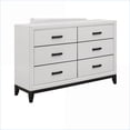 thumbnail image 2 of Queen Bedroom Set, Modern Ivory 5PC with Dresser & Nightstands | Rubber Wood | Standard Beds, 2 of 6