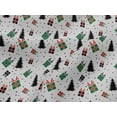 thumbnail image 4 of oneOone Viscose Jersey White Fabric Merry Christmas Dress Material Fabric Print Fabric By The Yard 60 Inch Wide, 4 of 4