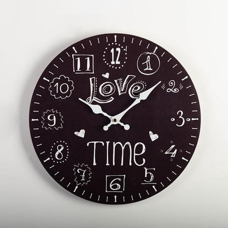 Unbranded Love Time Wall Clock