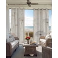 thumbnail image 4 of Dandelion Retro Leaves Blackout Curtains 45 Inches Long for Bedroom, Farmhouse Botanical Watercolor Thermal Insulated Room Darkening Black Out Window Curtain Panels Grommet Drapes for Living Room, 4 of 8