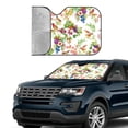 thumbnail image 3 of Kdxio Birds And Flowers Print Front Windshield Sun Shade,Folding Auto Sunshade for Car Truck SUV-Medium, 3 of 7
