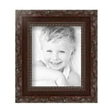 thumbnail image 2 of ArtToFrames 5" x 6" Classic Burgundy Picture Frame, 5x6 inch Brown Wood Poster Frame (WOM-4927), 2 of 7