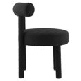 thumbnail image 3 of Side Dining Chair, Black, Fabric, Kitchen Cafe Bistro Hospitality Restaurant, Modern Contemporary HB34831, 3 of 9