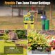 thumbnail image 4 of Temporizador de Riego para Jardín con Pantalla LCD, Temporizador de Riego de Doble Zona, de Control Automático de Riego, Bloqueo para Niños y Retardo por Lluvia., 4 of 5